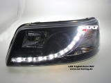SWDRL headlights VW T5 03-09 LED DAYTIME RUNNING LIGHT R87 Black