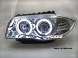 Angel Eye Scheinwerfer 1er BMW E87/E81/E82/E88 CCFL-Standlichtring chrom