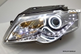 SW-Light Scheinwerfer VW Passat B6 3C 05-10 LED Standlicht / CCFL-Ring chrom