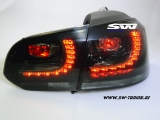 LED Rückleuchten R-Look für VW Golf VI 08-12 smoke (Auch Serien LED)