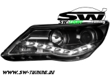 SW-Light Scheinwerfer VW Tiguan 5N 07-11 LED TFL-Optic black