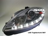 SW-DRL Scheinwerfer Seat Leon 1P1 09-13 LED Tagfahrlicht R87 chrom