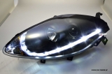 SW-DRL Scheinwerfer Fiat Bravo 198 07-13 LED Tagfahrlicht black