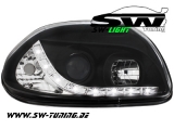 SW-Light Scheinwerfer Renault Clio 2 98-01 LED TFL-Optik black