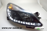 SW-Light Scheinwerfer Opel Corsa D 06-10 LED Standlicht black