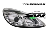 SW-Light Scheinwerfer Opel Corsa D 06-10 LED Standlichtleiste chrome
