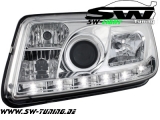 SW-Light Scheinwerfer VW Bora LED Standlicht chrome