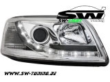 SW-Light headlights VW T5 03-09 LED positionlight chrome