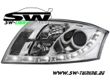 SW-Light Scheinwerfer AUDI TT 8N 99-05 LED Tagfahrlicht-Optik