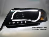 SW-LTube Scheinwerfer Audi A6 4B 97-01 Lighttube black
