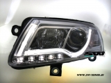 SW-LTube Scheinwerfer Audi A6 4F 04-08 LED Lighttube chrome