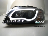 SW-LTube Scheinwerfer Audi A3 8P 03-08 LED Lighttube Standlicht black
