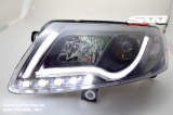SW-DRLTube Xenon Scheinwerfer AUDI A6 4F 04-07 LED TFL R87 black