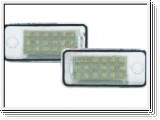 SW LED License Plate for Audi A3 8P, A4 B6, A4 B7, A6, A8, uva