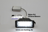 LED license plate lights Seat Ibiza 6j 3doors 08-12