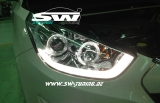 SW-LTube Scheinwerfer Hyundai IX35 LM 09-13 chrome Lighttube Standlicht