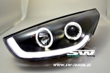 SW-LTube Scheinwerfer Hyundai IX35 LM 09-13 Black Lighttube Standlicht