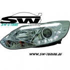 SW-LTube Scheinwerfer Ford Focus Mk3 Typ DYB 11-14 LED Lighttube chrome