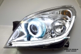 SW Angel Eye Xenon Scheinwerfer Opel Astra H 04-11 LED-SLR chrome