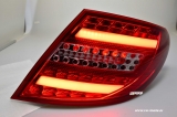 SW-Celis LED Rckleuchten fr Mercedes C-Klasse W204 Limousine 07-11 red/clear