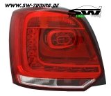 LED taillights for VW Polo Type 6R 09-14 red/crystal hatchback