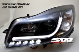 SW-DRLtube Scheinwerfer Opel Insignia 08-13 LED TFL R87 Lighttube black