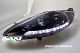 SW-Light Scheinwerfer Ford Fiesta Mk7 JA8 08-13 LED Standlicht Black