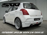 Suzuki Swift 05-10 MZ/EZ Heckstostange SW-Look mit Materialgutachten