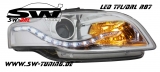 SW-DRL Scheinwerfer AUDI A4 B7 & Cabrio 8H 04-08 LED-Tagfahrlicht R87 chrom