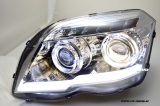 SW-LTube Scheinwerfer fr Mercedes GLK X204 08-12 LED Lighttube-Standlicht / Blinker chrome