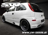 Opel Corsa C 00-03 Heckstostange SW-Look 3Trer mit Materialgutachten