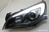 SW-DRL Scheinwerfer Opel Astra J 09-12 5Trer LED Tagfahrlicht R87 black