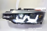 SW-DRLtube Angel Eye Scheinwerfer BMW 3er F30/F31 12-15 3D-LED TFL R87 black