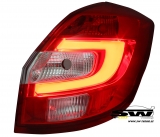 SWCelis LED Rckleuchten Skoda Fabia II 5j 5Trer 07-15 red/clear Lightbar