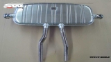 SW-Exhaust Edelstahl Sport Endschalldmpfer fr Porsche Cayenne Turbo 955 9PA 02-07