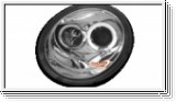 Angel Eye Scheinwerfer VW New Beetle 97-05 chrome