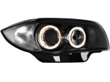 Angel Eye Scheinwerfer BMW 1er E87 04-07 2 Standlichtringe black
