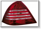 SW-Light LED Rckleuchten fr Mercedes Benz W203 C-Klasse 00-04 red/crystal