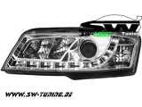 SW-Light Scheinwerfer Fiat Stilo 01-08 LED Tagfahrlicht-Optik chr