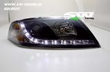 SW-Light Scheinwerfer Skoda Octavia II 1Z 04-09 LED Standlicht black