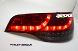 SW-Light LED Rckleuchten fr Audi Q7 Typ 4L 05-09 red/smoke