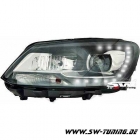 SWDRL Scheinwerfer VW Touran GP2 Facelift Typ 1T 10-14 Tagfahrlicht R87 black
