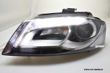 SW-DRL Scheinwerfer fr AUDI A3 Typ 8P 08-12 Facelift LED Tagfahrlicht black