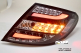 SWCeli LED Rckleuchten fr Mercedes C-Klasse W204 Limo / Coupe 11-14 Mopf Black/crystal