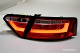 SW-Celi LED Rückleuchten für Audi A5 Cabrio 8F / Coupe 8T3 07-11 red/clear Lightbar 2Türer
