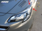 Scheinwerfer Blenden / Bserblick TDM fr Opel Corsa E 14-18