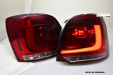 SW-Celi LED taillights VW Polo Type 6R 09-14 cherry red/crystal hatchback Lightbar