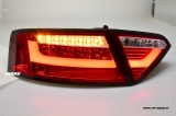SW-Celi LED Rckleuchten fr Audi A5 8F / 8T3 07-11 red/clear Lightbar 2Trer fr Werks LED