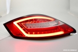 SW-Celi LED Rckleuchten fr Porsche Boxster Cayman 987 05-09 red/chrystal Lightbar