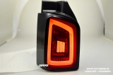 SW-Celis LED taillights for VW T5 Type 7H 7E 03-15 Black/smoke White-Lightbar for Twindoors